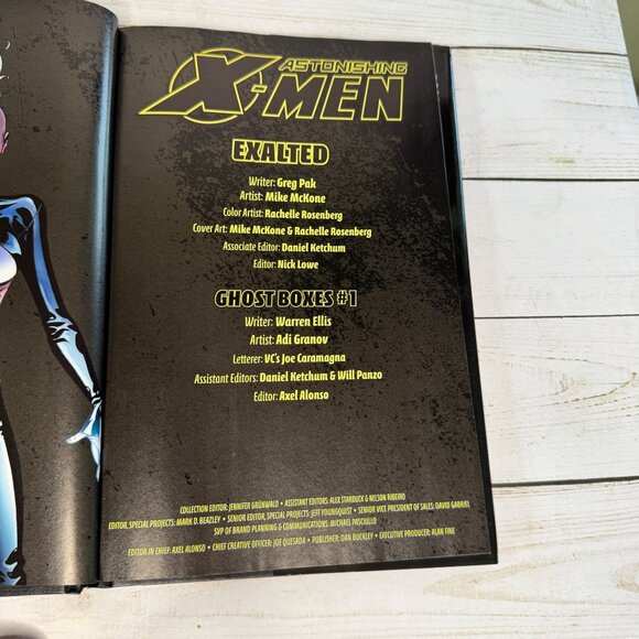 Astonishing X-Men Exalted Marvel HC Graphic Novel Hardcover Collected Edition - Picture 5 of 9